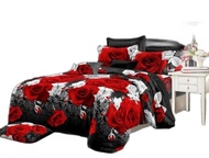 Promo ( Beli 1 Dapat 1 ) Seprai Full Set Bantal & Guling Ukuran 180x200 Bahan Bonita 3D Anti Luntur