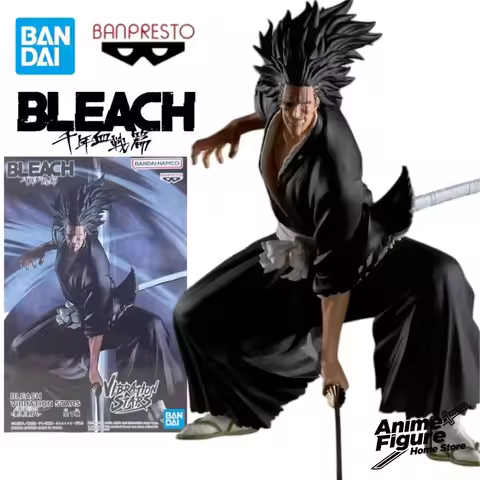100%Original in Stock Bandai BANPRESTO BLEACH Zaraki Kenpachi Anime Character Model Toys Desktop Orn