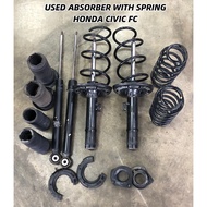 USED ORIGINAL ABSORBER + SPRING FOR HONDA CIVIC FC