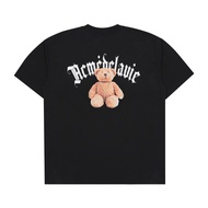 ADLV acme de la vie x Lisa Gold Chain Bear Doll Black Short Sleeve T-Shirt