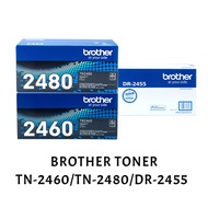 [ORIGINAL] Brother Black Toner & Drum TN-2460 TN 2460 TN-2480 TN 2480 DR-2455 DR 2455