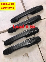 Ốp Tay Nắm Cửa Carbon Xe Toyota Raize 2023-2021 Mẫu Vân Carbon Cao Cấp Sẵn Keo Dán 3M