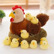 35CM Stuffed Chicken Swan Doll Plush Toys Kid's Early Education Home Decoration Christmas Birthday G