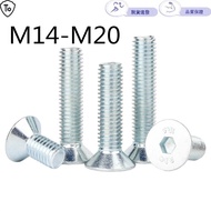 10.9 Grade Galvanized Countersunk Head Hexagon Socket Screw M14-M20 High-Strength Flat Head Screw DI