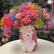 Girl vase girl flower vase decor flower vase decorative flower vase fake flower vase