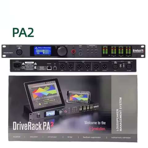 PA2 Driverack 2.6 DSP Metal Audio Processor Digital Audio Effects Processor for Sound Equipment