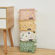 Underwear Storage Basket Linen Nursery Organizer Sundries Toys Cosmetics Storage Box Office Stationery Folding Clothes Organizer