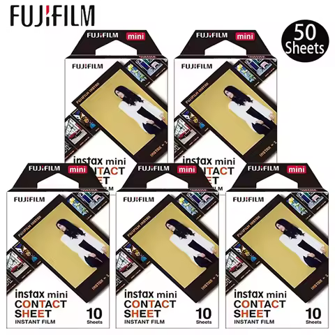 Fujifilm Mini Color Contact Sheet Film Link + Instant Camera Film Instax Film For Fuji Mini 13 EVO 4