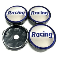 PuraAutoRepair LAIFU 4pc 60mm Enkei Plaid Shading Sticker Car Wheel Centre Sport Rim Cap Fit for Enk