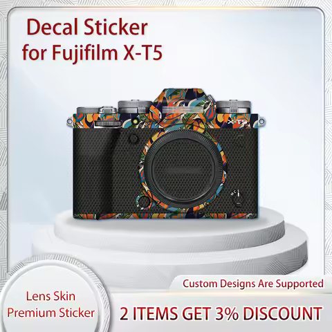 XT5 Decal Skin for Fujifilm Fuji X-T5 Camera Skin Decal X T5 Protective Film Cover Film Skin Wrap Co