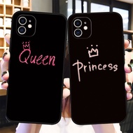 Case For Samsung Note 8 9 10 Lite Plus Soft Silicoen Phone Case Cover King and Queen