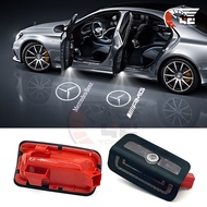 New 2/4Pcs Car Door Welcome Light For Mercedes Benz W206 2022-2024 W214 2024 W223 2021-2024 GLC 2023