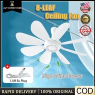 【NEW】6/8 Blade USB Kipas Syiling Ceiling Fan Mini Fans Mini Fans Air Conditioner Cooler Fans 吊扇