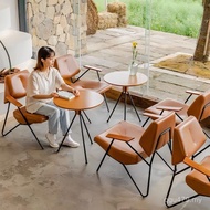 Dessert Negotiation Cafe Leisure Table Chair Restaurant Sofa Book Bar Iron Milk Tea Shop Combination
