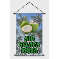 Bunting Air Kelapa Muda Saiz 3x2