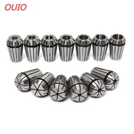 OUIO ER11 ER16 ER20 1/4MM 6.35MM 1/8MM 3.175MM 0.008Spring Collet High Precision Collet Set For CNC 