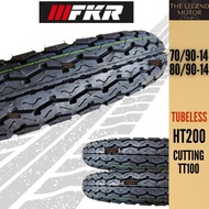 FKR TAYAR TYRE 14 Tubeless 70/90-14 80/90-14  HT200 (Cutting TT100)
