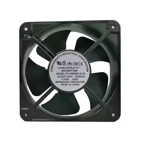 FP-18060EX-S1-B 180x180x60mm AC220V 0.45A 60W 18cm AC Cooling Fan for Industrial Equipment