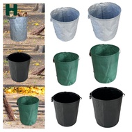 [Homyl] Reusable Garden Bag,Collapsible Basket with Handles,Outdoor Storage Bag,Yard Trash Container