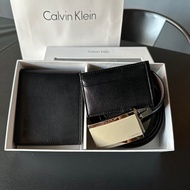 Calvin Klein Wallet, Card Holder &amp; Reversible Belt Set (ORIGINAL)