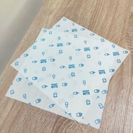 CUSTOM Foodgrade Baking Paper 21 x 21.5 cm - Wrap Paper Wrapping Paper/ Oil Paper/