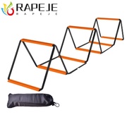 RAPEJE Agile Ladder, Carbon Steel Orange Soccer Speed Ladder, Flexibility Foldable Multifunctional I
