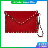 Valentino | Valentino Rockstud Womens Clutch Bag 2P0P87-Bol-Ju5 270094 1517905 2P0P87-Bol-Ju5-