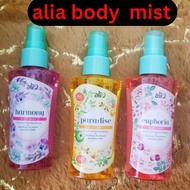 ALIA Fruity Floral Scented Body Mist 100ml Euphoria / Paradise / Harmony Expiry Date March 2027