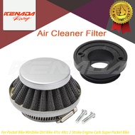 Air Cleaner Filter With Carburetor Adaptor Pocket Bike Minibike Dirt Bike Engine Carb Super Pocket