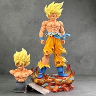 In Stock JT Toys Dragon Ball Z Infinite First Super Goku Figurine Can Emit Light Anime Figure Model