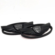 [Modified Car Logo] Hyundai Lawens Cool School Wing Logo Black Silver Cool School Modified Front Rea