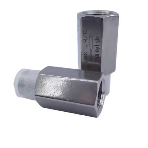 Free ship Check valve 1/4 3/8 1/2 inch male female thread SS304 stainless steel high temperature aci