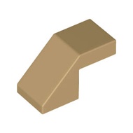 Lego 28192 Slope 45 2 x 1 with Cutout without Stud dark tan