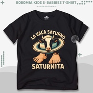 Bobomia Children's T-Shirt La Vaca Saturno Anomali Brainrot | Distro Clothes for Boys and Girls (100