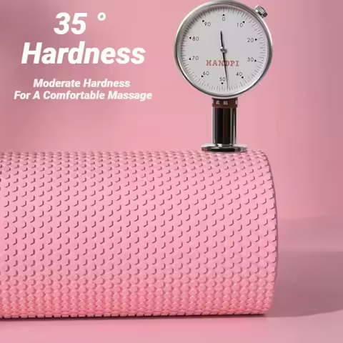 Hexagonal EVA Foam Yoga Roller, 9.5cm × 29.7cm Massage Foam Roller for Pilates Home Fitness Workout