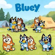 1pc/5pcs Bluey & Bingo Anime Dog Enamel Pins Set Fashionable Clothes & School Bag Badges Decorative 