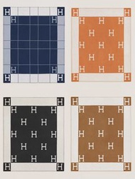 門市現貨 Hermes Avalon blanket  135×170cm，Hermes羊絨毛毯/毯子