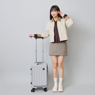 20吋/前開式/PC箱體/Hinomoto靜音輪煞車/旅行箱/行李箱-多色任選