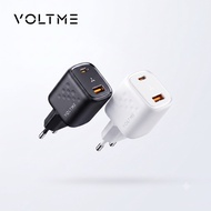 [Genuine VOLTME] Revo 30 Duo GaN 30W PPS/PD Fast Charger - 2 Port Charger USB-C + USB-A, LED SIGNAL