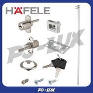 HAFELE Front Lock Key 3 Drawers Model 482.01.250 (Pack Of 1) Nickel Color