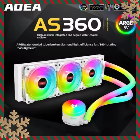 AS360 PC Water Cooling Radiator X99 Motherboard CPU Liquid Cooling Cooler for Intel LGA 2011 1700 12