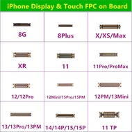 10PCS LCD Display Screen FPC Connector For iOS Phone X Xs Max XR 11 Pro Max 12 Mini iPhone 13 Pro Ma