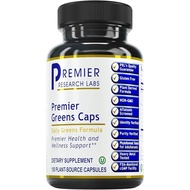 Premier Research Labs Greens Capsules - Super Greens Capsules, Greens Supplements, Super Greens Pill
