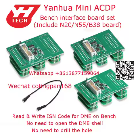 Yanhua ACDP DME-Adapter X4/X5/X7/ X8 Bench Boards DME N12 N14 N45 N46 N47 N57 X1/2/3 N20/N55/B38 B48