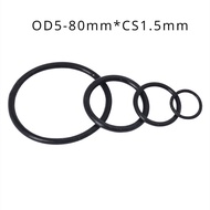 Rubber O-Ring OD5-80mm * CS1.5mm NBR