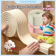 2M W-shaped Soft Baby Anti-collision StripTable Edge Corner Protector Anti-collision Foam Bumper Tap