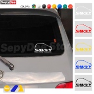 Proton Savvy R3 Car Sticker Auto Body Door Bumper Rear Window Decal