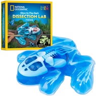 Frog Dissection Kit Anatomy Lab - Glow in the Dark Synthetic Frog Dissecting Science Lab for Kids wi