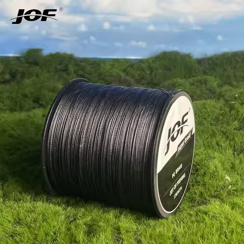 JOF 8 Strands 1000M 500M 300M Carp Fishing Line Braided PE Multifilament X8 Threads Weaves 20-100LB 