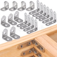 [ Featured ] Stainless Steel Screw Brace - Partition Board Support Rack - Chair Leg Fixing Bracket - Door Joint Corner Code - Furniture Fastening Fittings